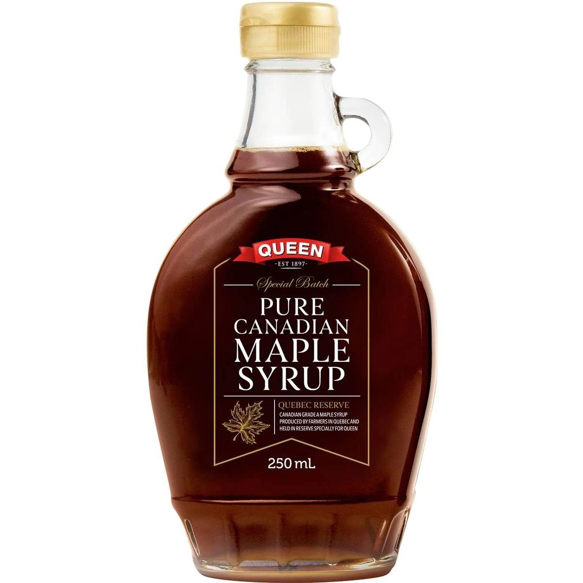 Queen Maple Syrup Pure Canadian 250ml