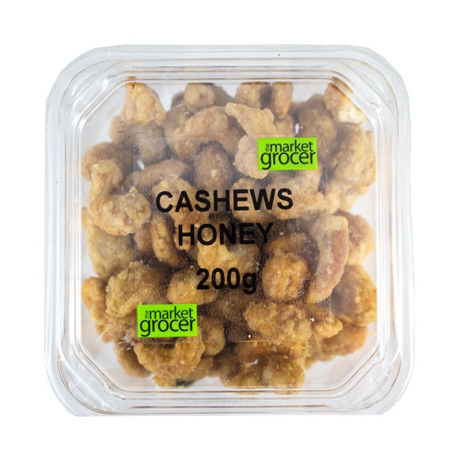 The Market Grocer Cashews Honey Tub 200g