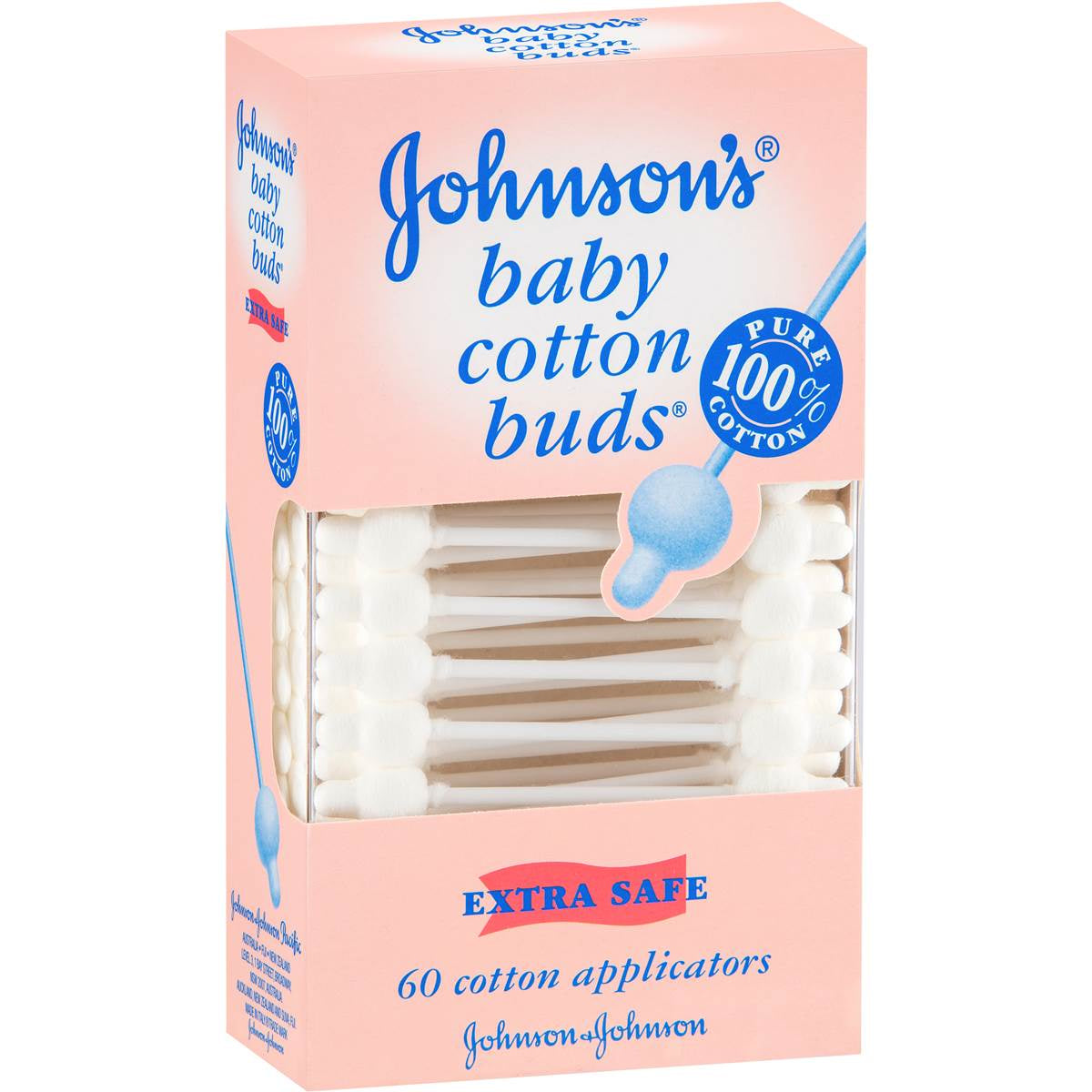 Johnson's Baby Cotton Buds / Tips 60pk