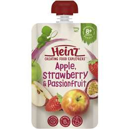 Heinz Apple Strawberry & Passionfruit 8+ Months 120g