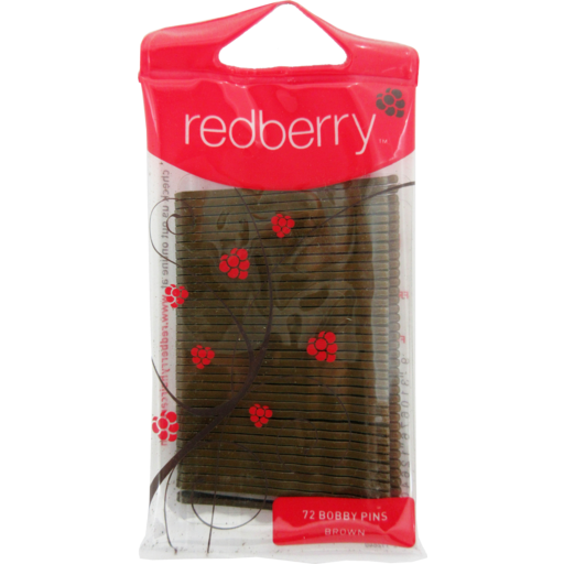Redberry Brown Bobby Pin Small 72pk