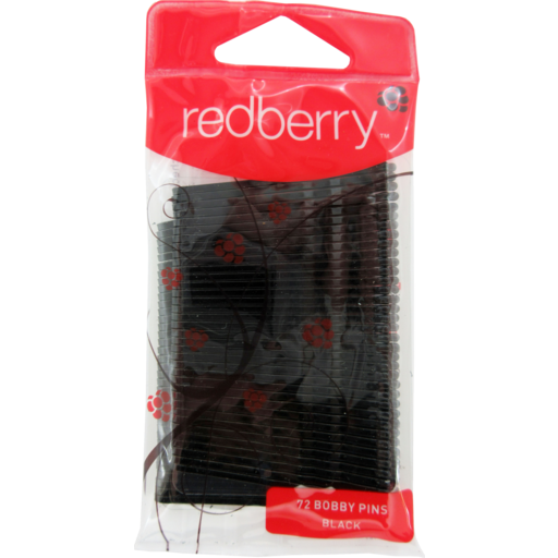 Redberry Black Bobby Pin Small 72pk.