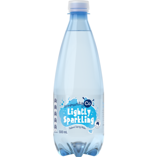 Community Co Lightly Sparkling Spring Water 500ml (ea)
