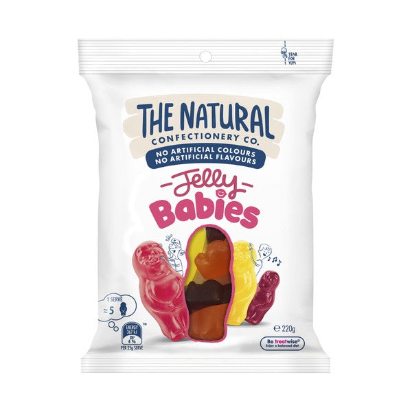 The Natural Confectionery Co.  Jelly Babies 220g