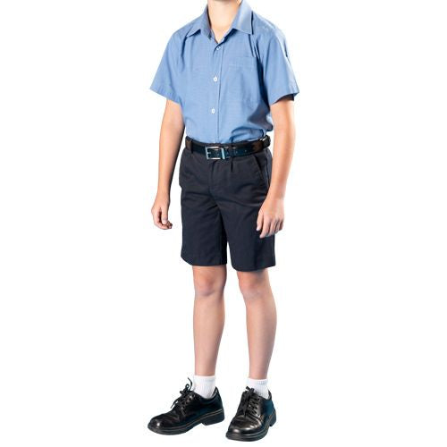 Shorts Junior Navy Elastic Back Size 9