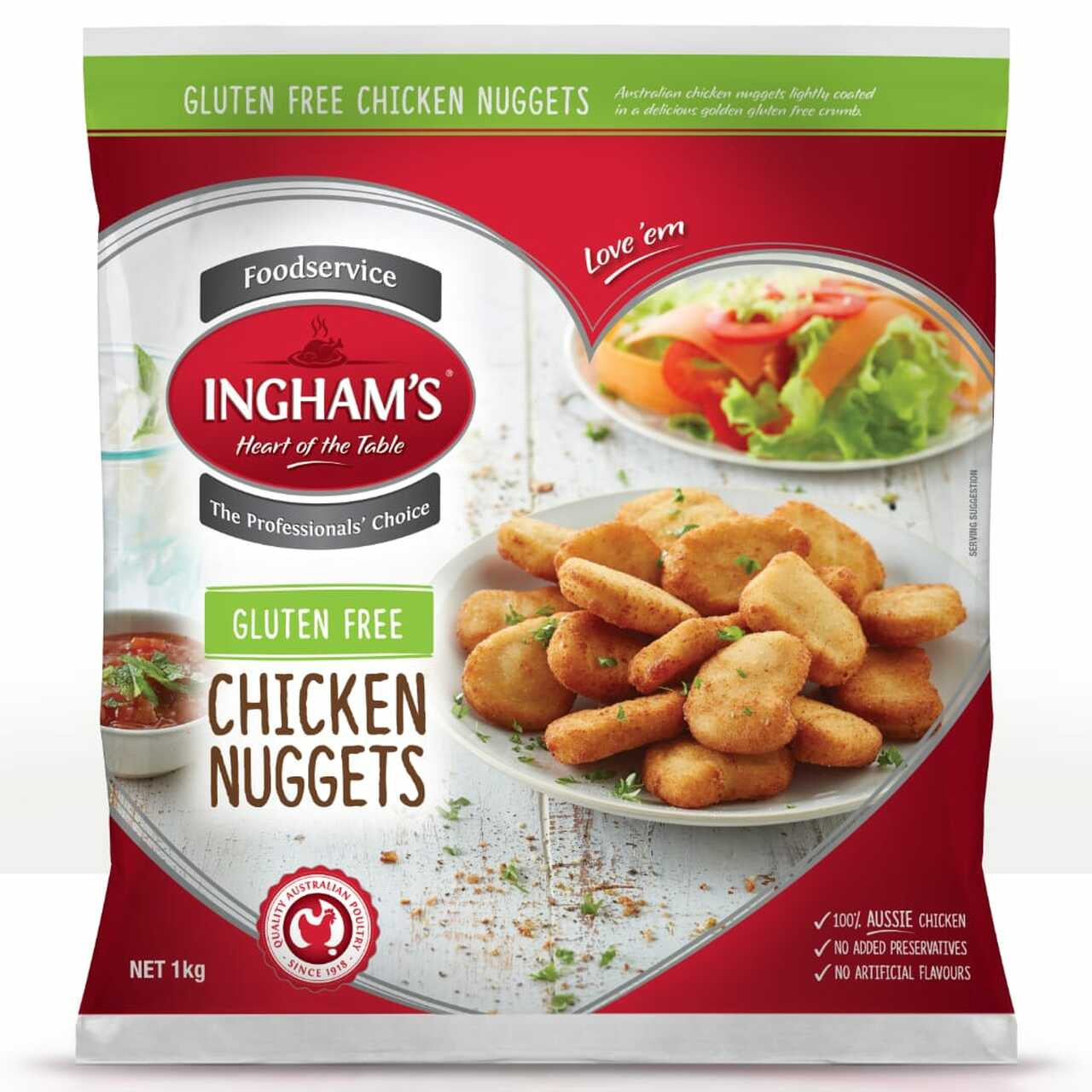 Ingham GF Chicken Nuggets 1kg