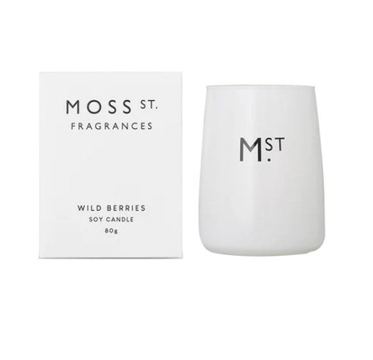 Moss St Candle 80g Wild Berries