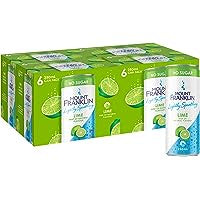 Mount Franklin Lightly Sparkling Water Lime Cans 10 x 375ml