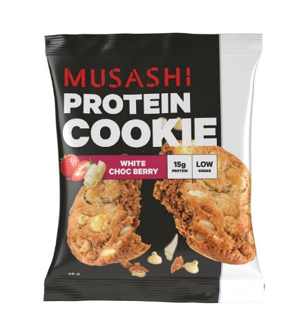 Musashi Protein Cookie White Choc Berry 58g
