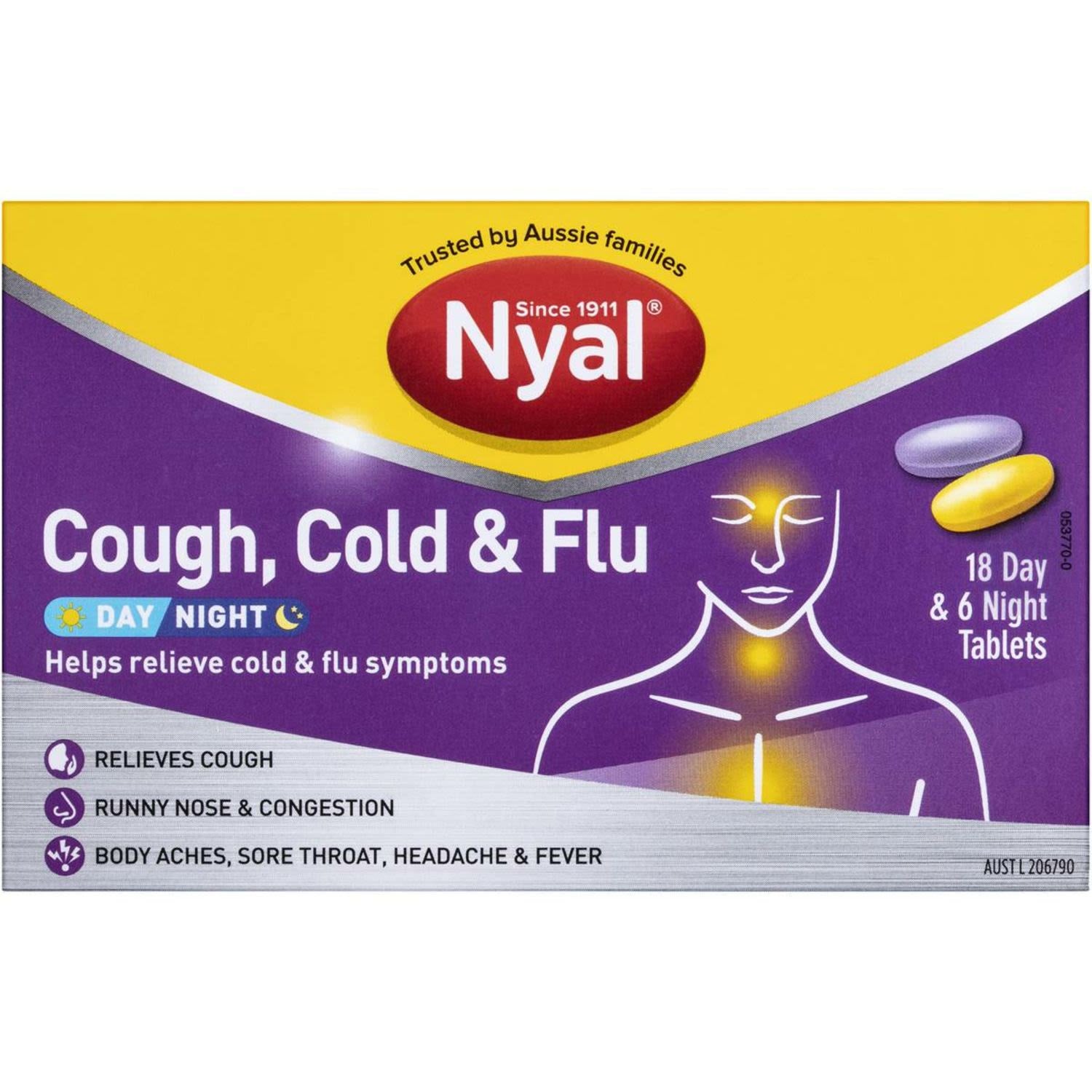 Nyal Cough, Cold & Flu Day & Night, 24pk