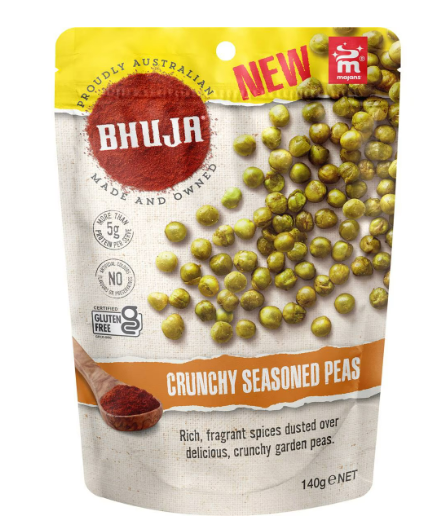 Bhuja Crunchy Seasoned Peas 140g