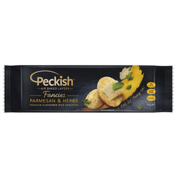Peckish GF Fancies Parmesan & Herbs Rice Crackers 90g