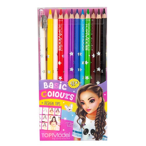 Top Model Colouring Pencils 12pk