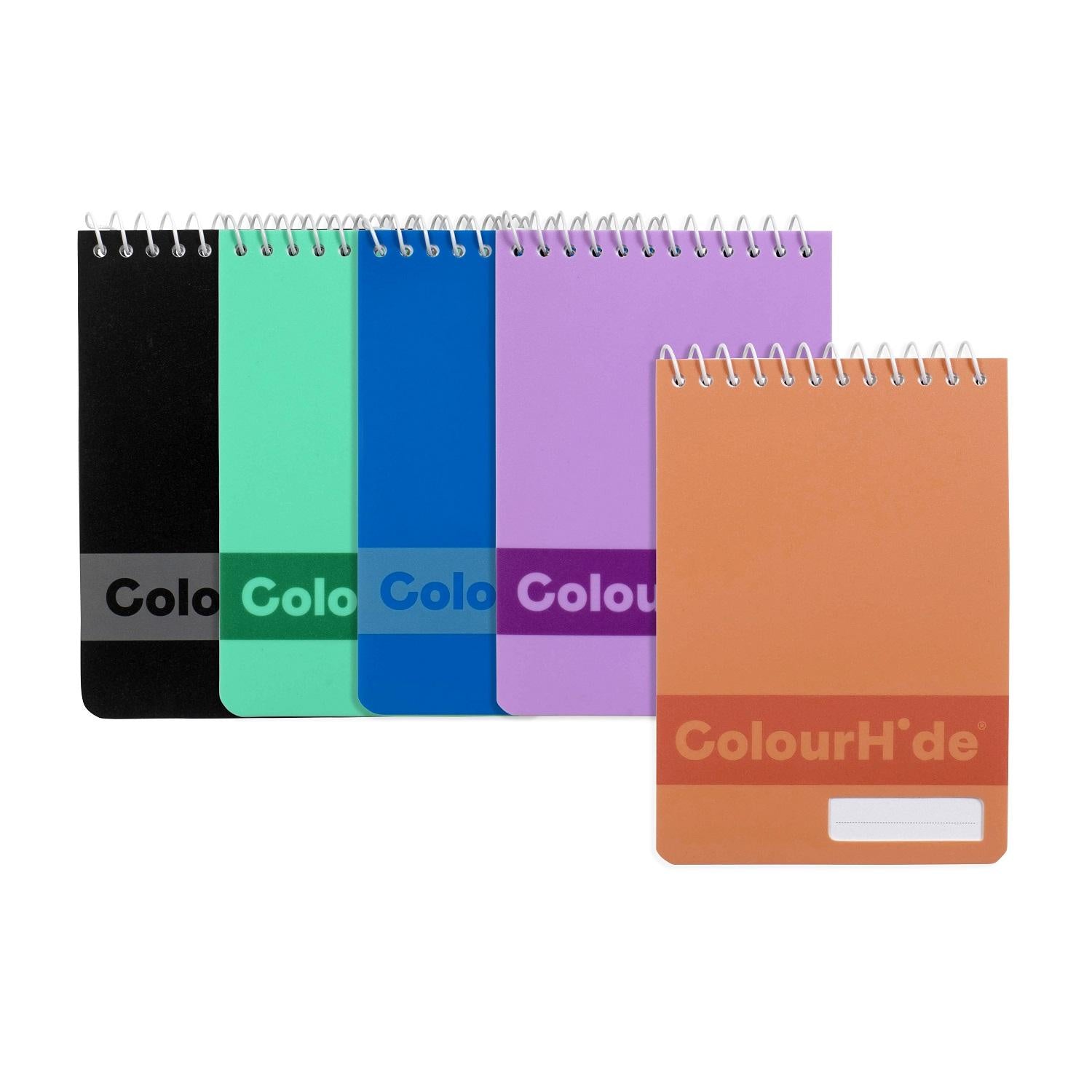 ColourHide Pocket Notebook 96pg 5pk