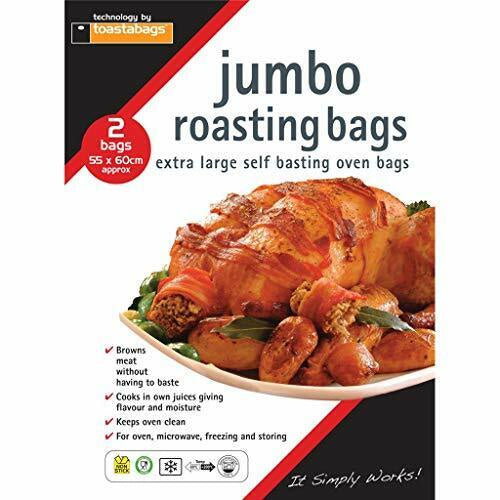 Toastabags Oven Roasting Bags Jumbo 55x60cm 2pk