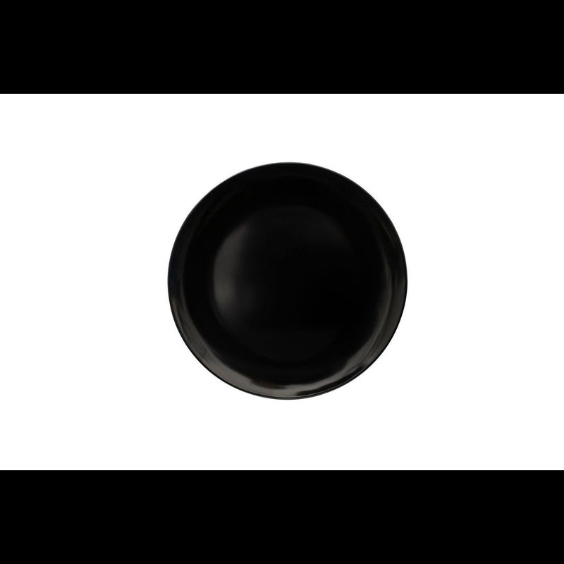 Serroni Melamine Plate 25cm Black