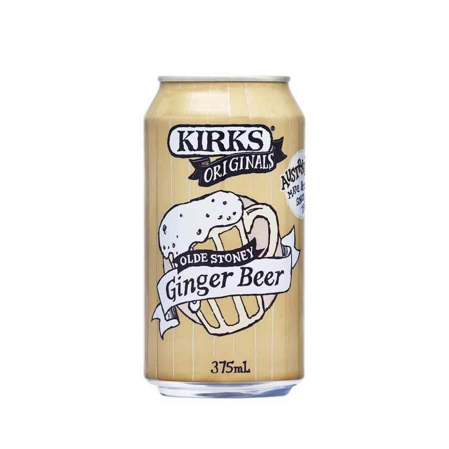 Kirks Soft Drink Ginger Beer Can 375ml (ea)