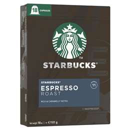 Starbucks Coffee Capsules Espresso Roast 18pk