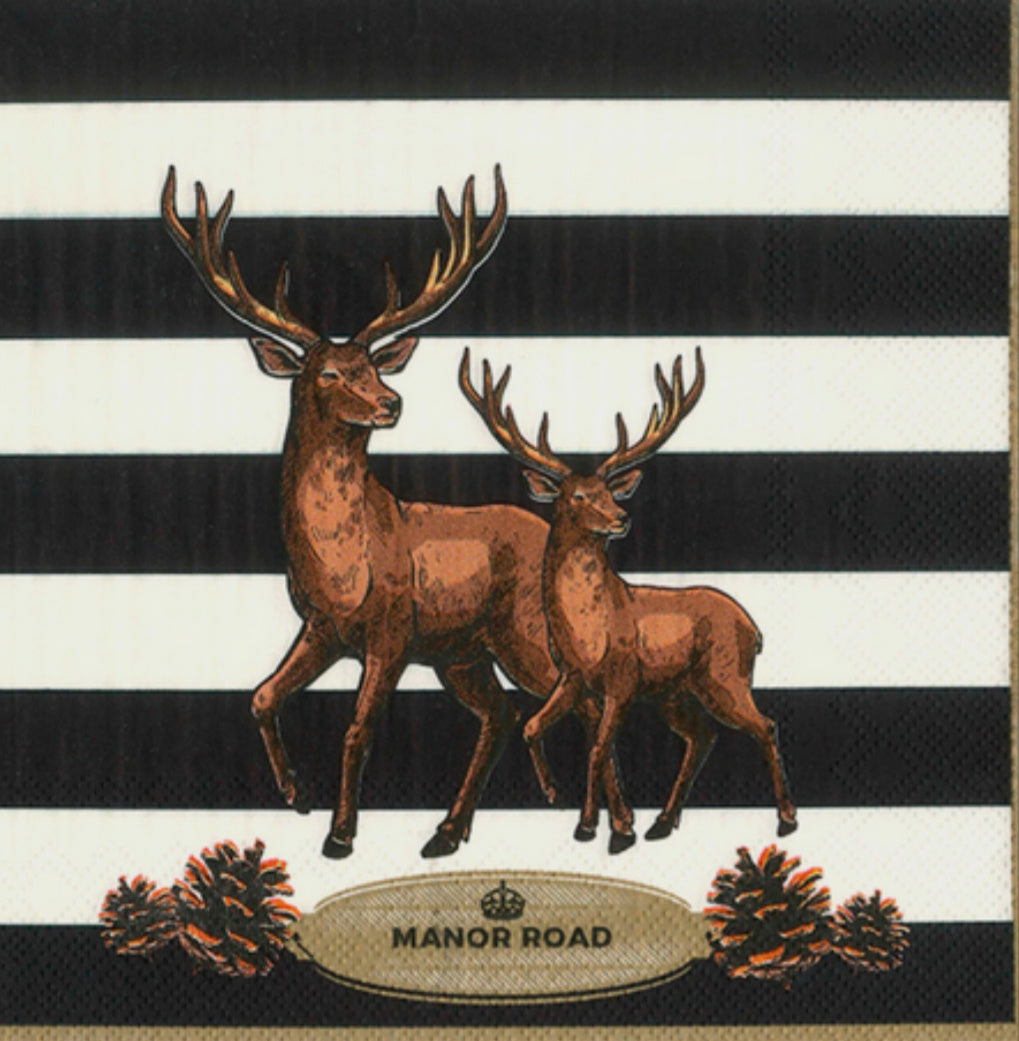 Manor Road Striped Deer Cocktail