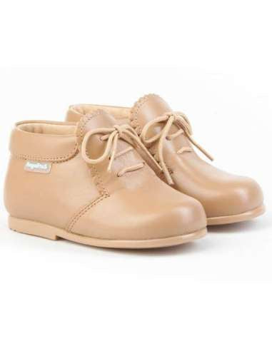 Angelitos Leather Welsh Boot - Camel
