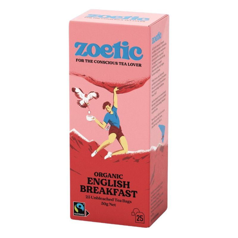 Zoetic English Breakfast Tea Bags 25pk