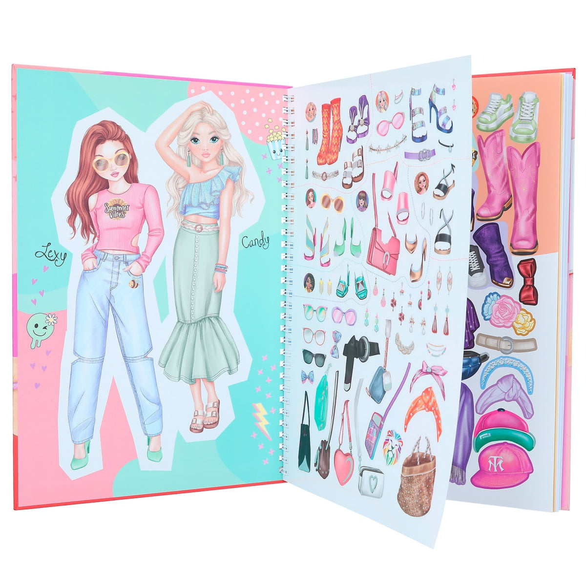 Top Model Colouring Book & Pencil Set