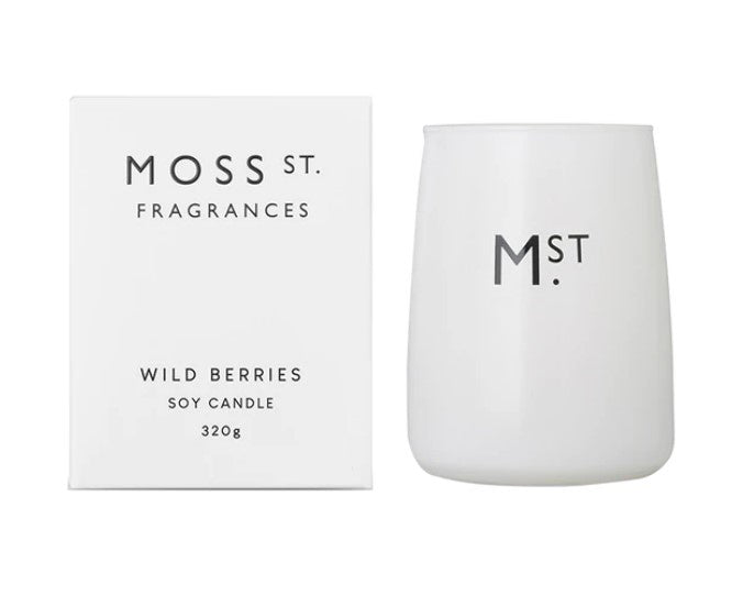 Moss St Candle 320g Wild Berries