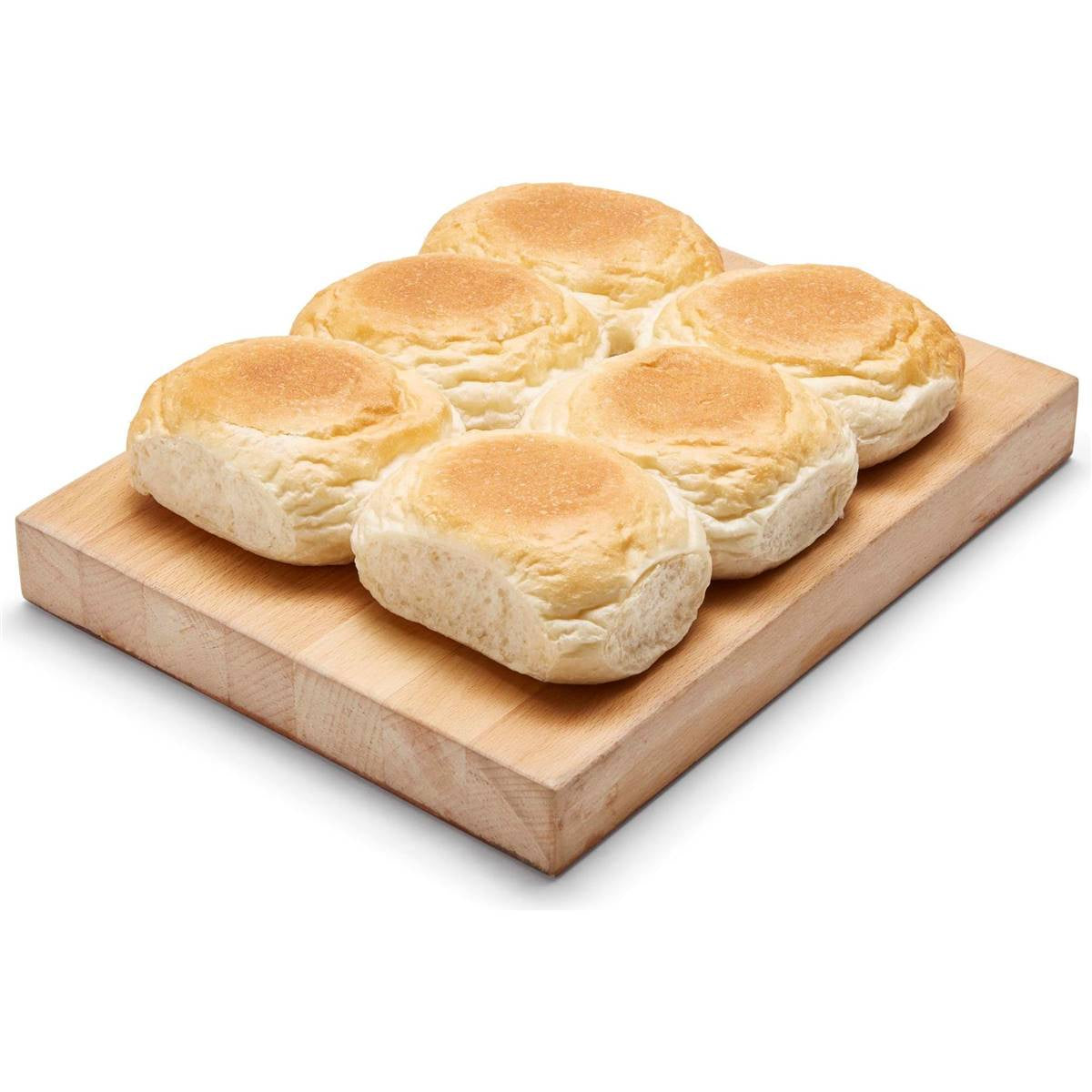 O'Donnell's Flat (10cm) Bread Rolls 6pk (Pre Order)