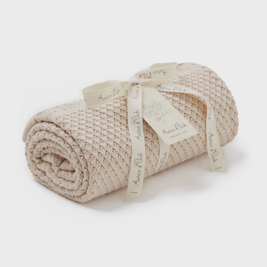 Aster & Oak Heirloom Blanket - Oatmeal