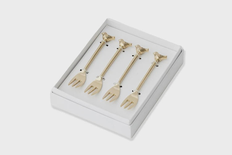 Bird Cocktail Forks Set of 4