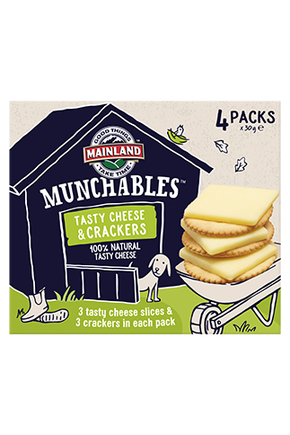 Mainland Munchables Snack Pack Cheese & Cracker 4x120g