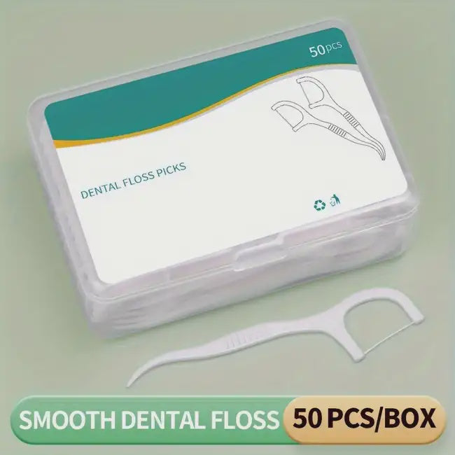 Dental Floss Pick 50 Pack