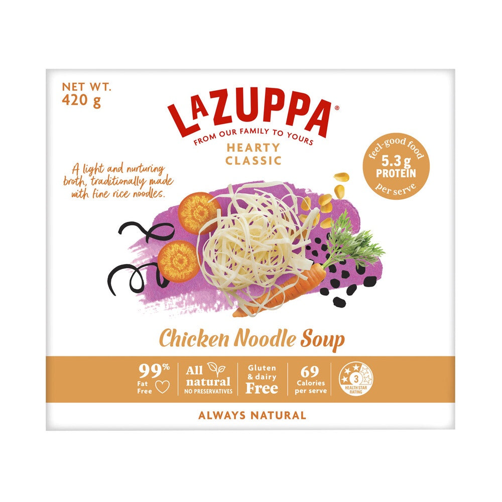 La Zuppa Chicken Noodle Soup Bowl 420g