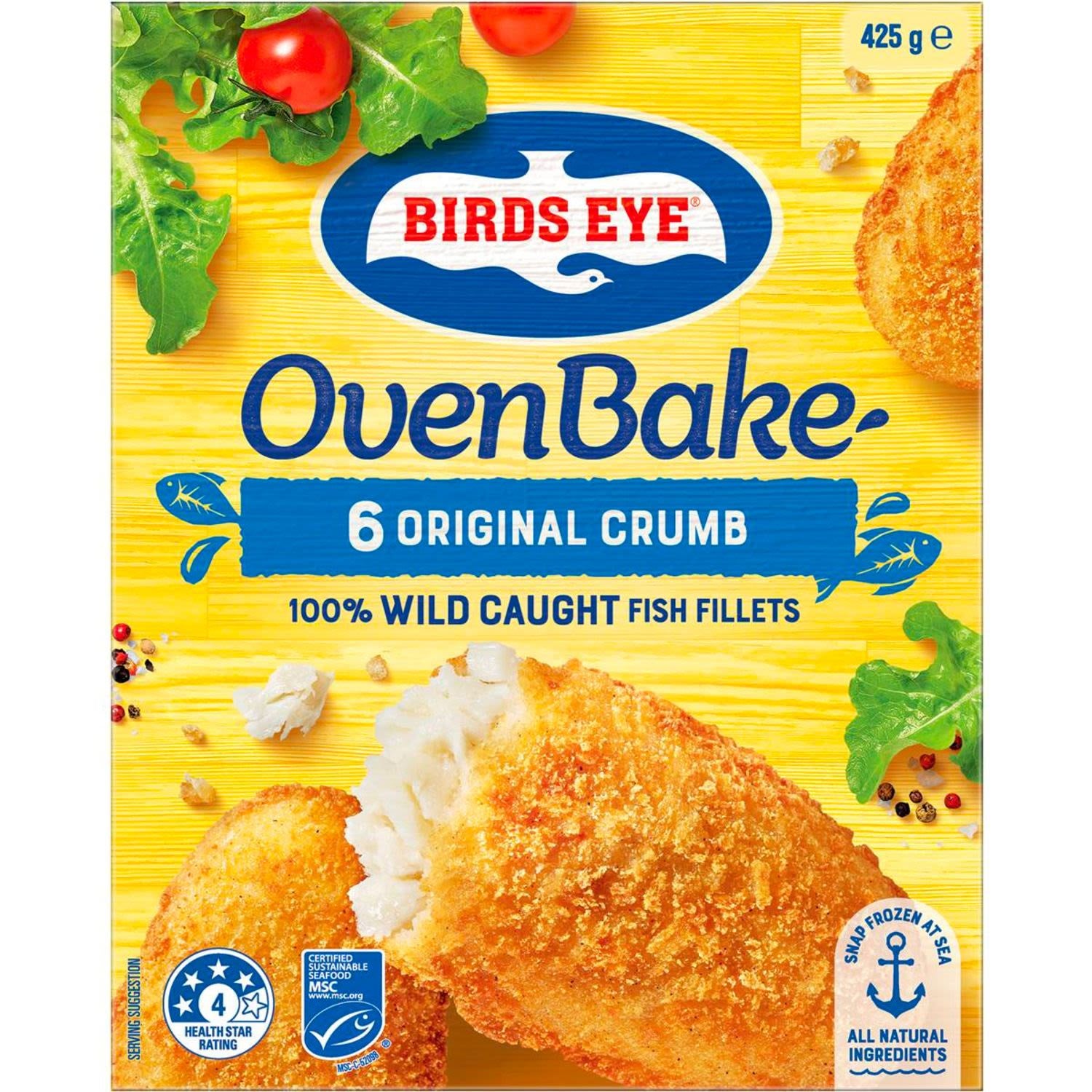 Birds Eye Crumbed Oven Baked Fish 6pc