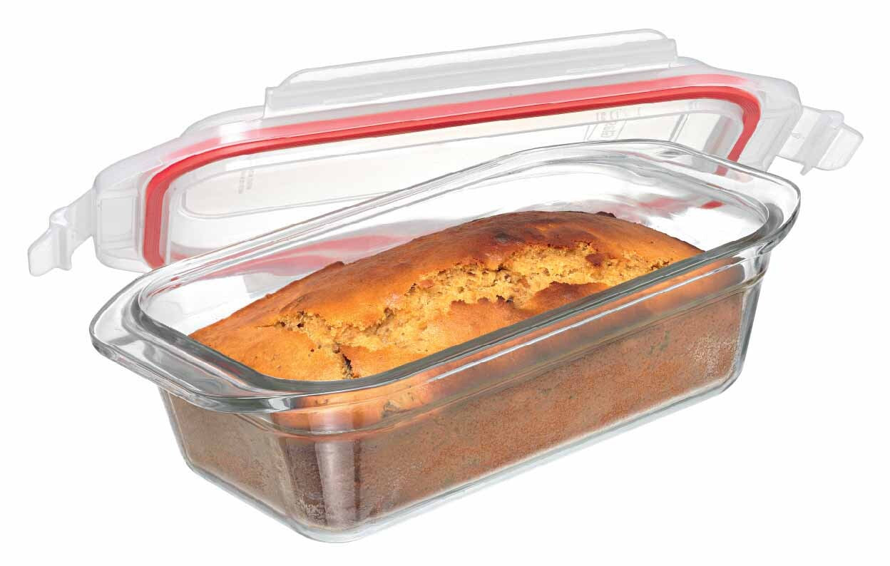 Glasslock Oven Safe Loaf Baking Dish 1750ml