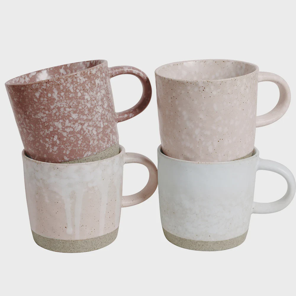 Robert Gordon Strata Pink Mugs 4pk