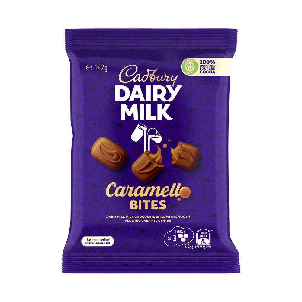 Cadbury Chocolate Bites Caramello 130g