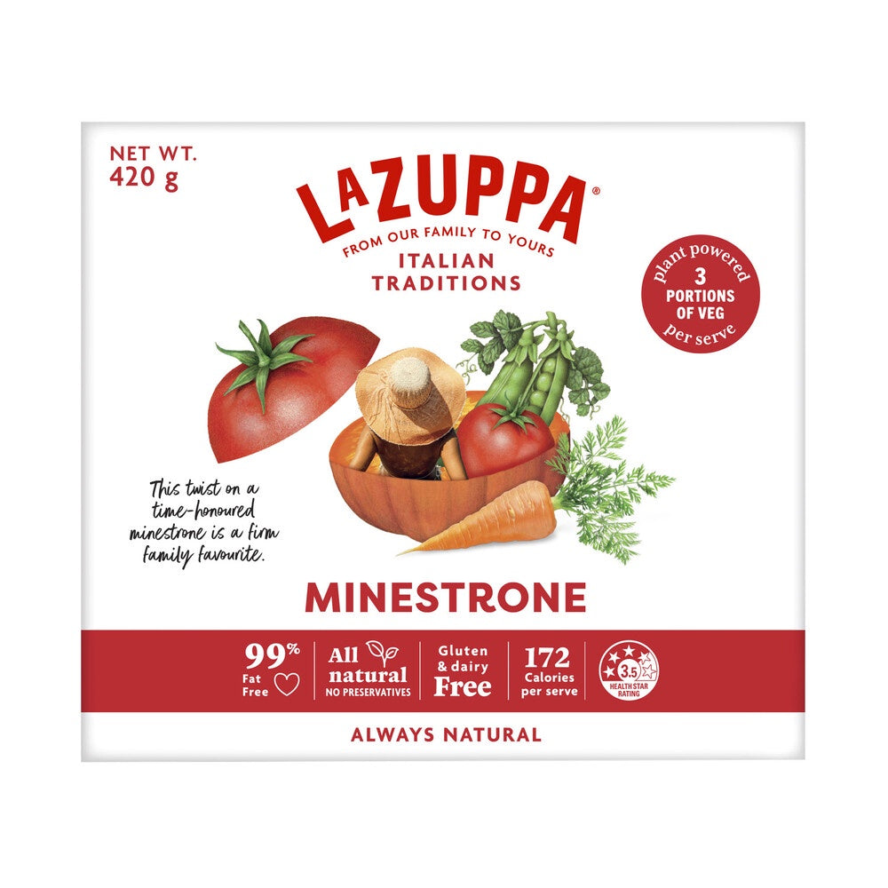 La Zuppa Minestrone Soup Bowl 420g