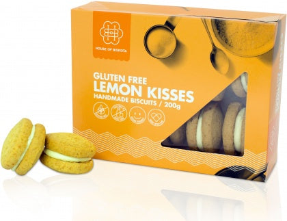 House of Biskota GF Lemon Kisses Biscuits 200g