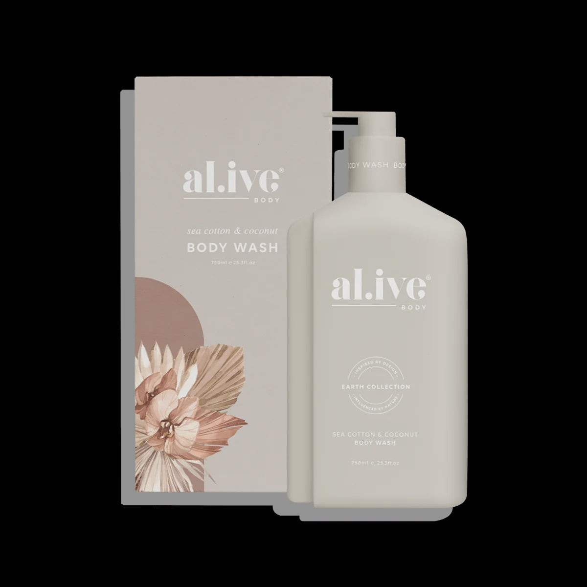 Alive Sea Cotton & Coconut Body Wash 750ml