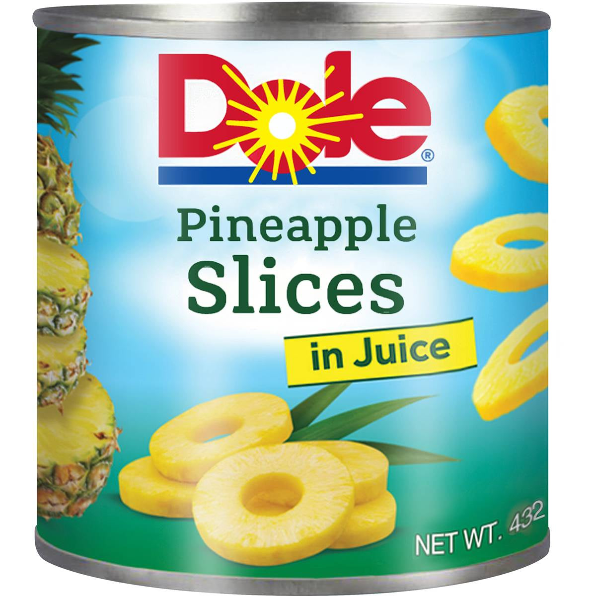 Dole Pineapple Slices in Juice 432g