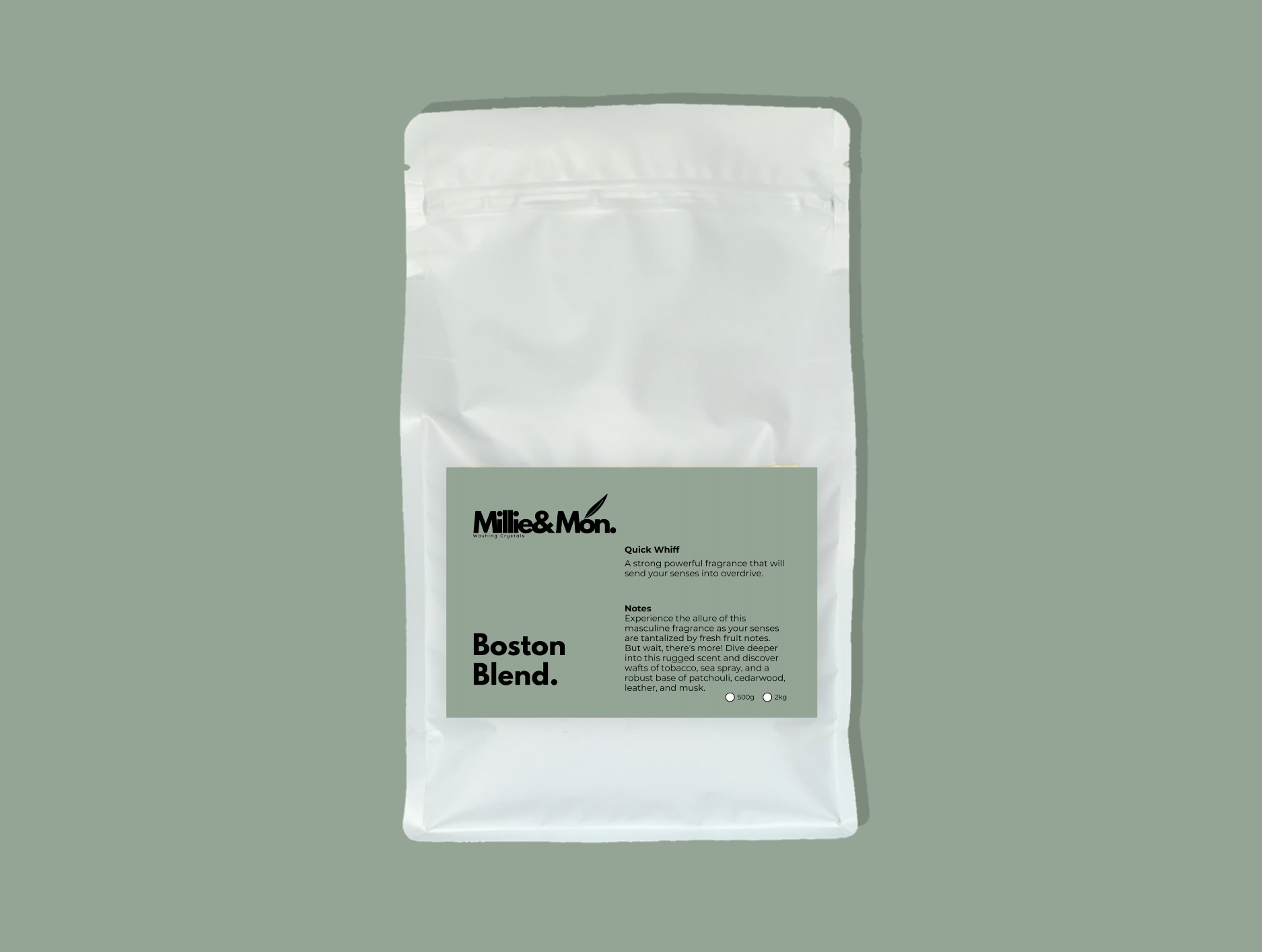 Millie & Mon Washing Crystals Boston Blend 2kg