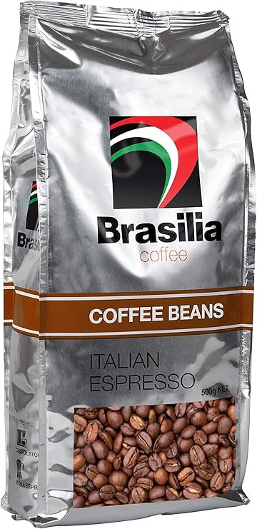 Brasilia Coffee Beans Italian Espresso 500g