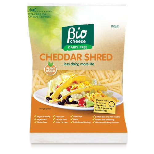 Bio Cheese Dairy Free Cheddar Shred 200g