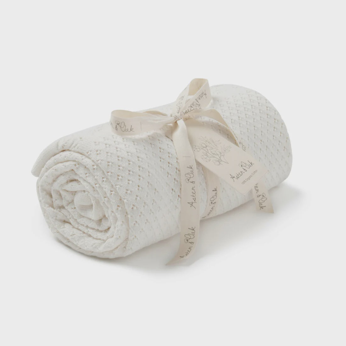 Aster & Oak Heirloom Blanket - Cream