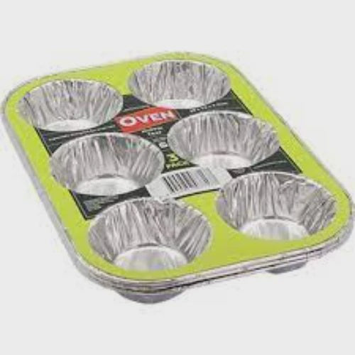 Lemon & Lime Foil Muffin Tray - Pk 3