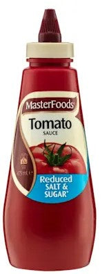 Masterfoods Reduced Salt & Sugar Tomato Sauce 475ml