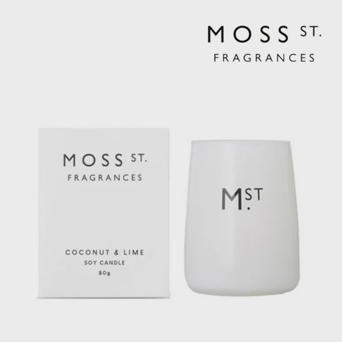 Moss St Candle 80g Coconut & Lime