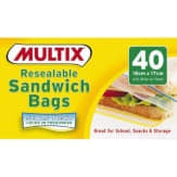 Multix Sandwich QuickZip  Bags 40pk