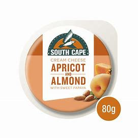 South Cape Apricot & Almond Cream Cheese 80g